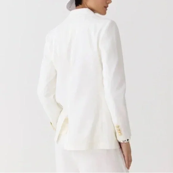 Bristol blazer in stretch linen blend